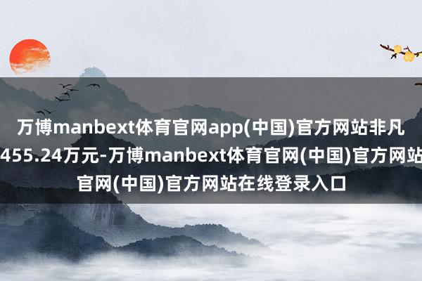 万博manbext体育官网app(中国)官方网站非凡虚增利润总数455.24万元-万博manbext体育官网(中国)官方网站在线登录入口
