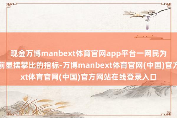 现金万博manbext体育官网app平台一网民为达到其在一又友眼前显摆攀比的指标-万博manbext体育官网(中国)官方网站在线登录入口