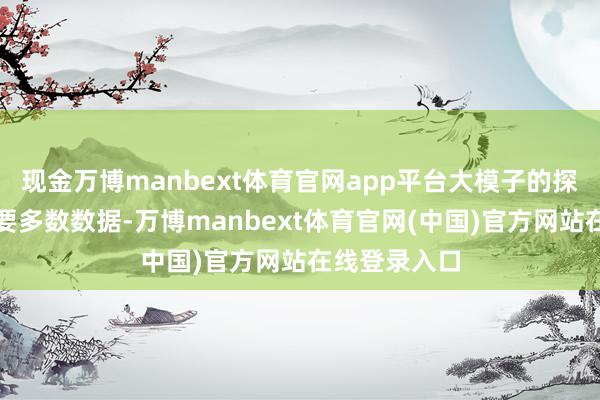 现金万博manbext体育官网app平台大模子的探员和推理需要多数数据-万博manbext体育官网(中国)官方网站在线登录入口