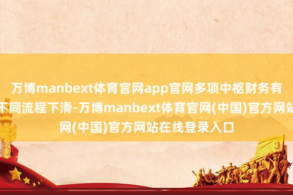万博manbext体育官网app官网多项中枢财务有计划同比出现不同流程下滑-万博manbext体育官网(中国)官方网站在线登录入口