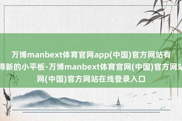 万博manbext体育官网app(中国)官方网站有网友探讨有莫得新的小平板-万博manbext体育官网(中国)官方网站在线登录入口